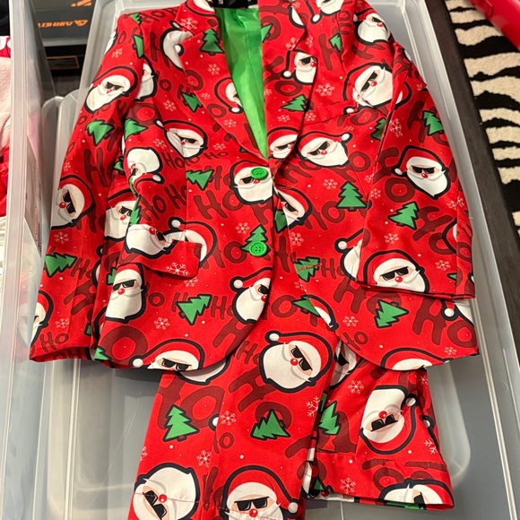 Suitmeister kids 2 piece Santa suit